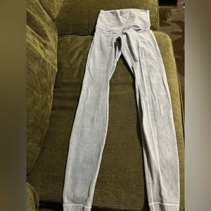 Lululemon light blue/gray size 4 leggings